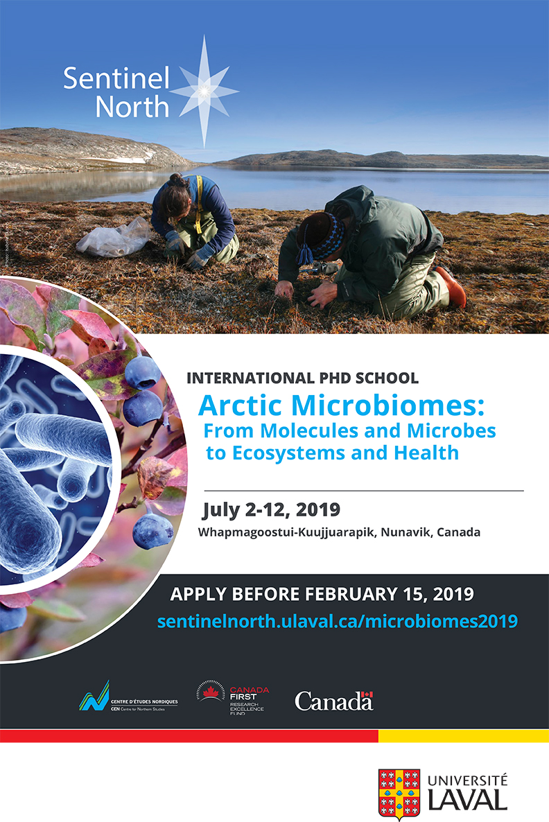 école doctorale internationale sentinelle nord sur les microbiomes arctiques