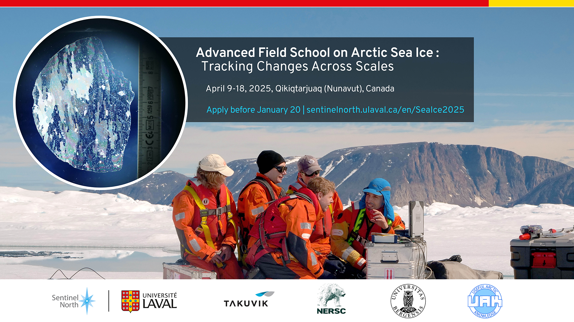 Advanced Field School on Arctic Sea Ice: Tracking Changes Across Scales  Sentinel North